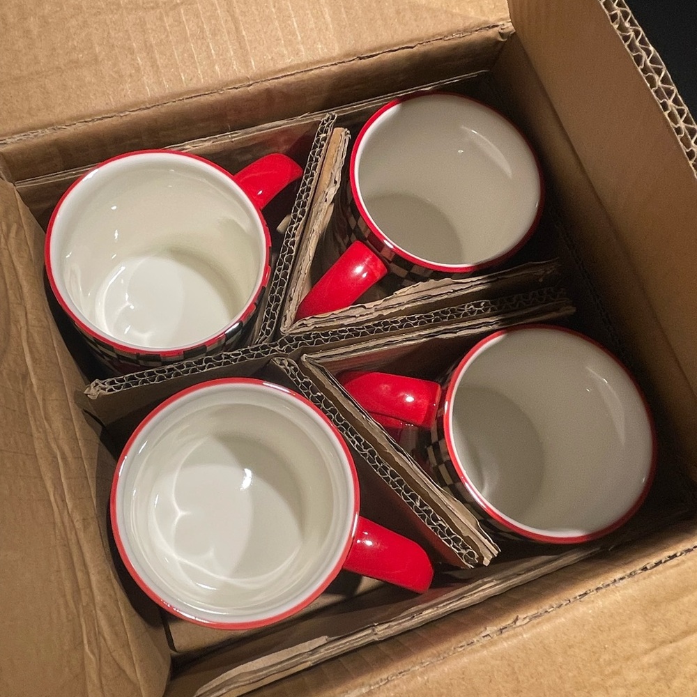 Mackenzie Childs - Deck the Halls Mugs
Set 4 - Picture 2 of 11